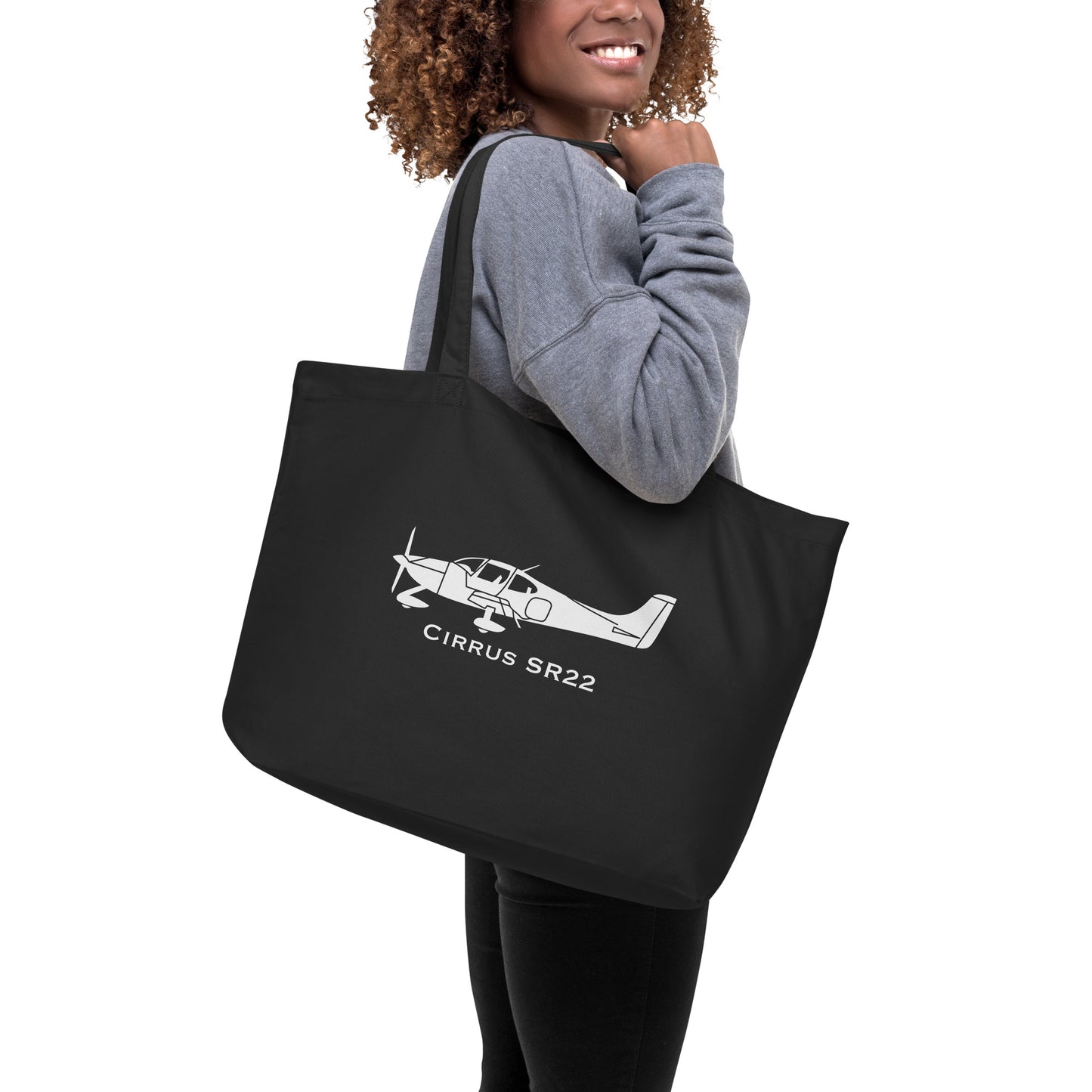 Cirrus SR22 Organic Tote Bag | Airplane Gear Bag | SR22 Backpack