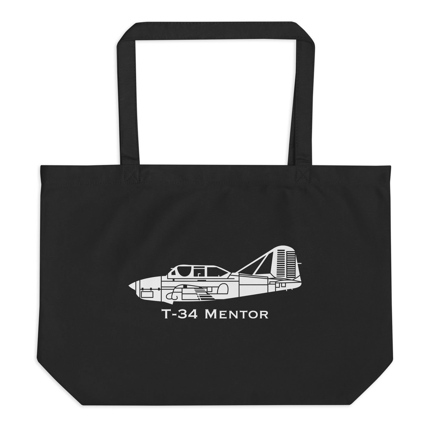 T-34 Mentor Organic Tote Bag | Airplane Gear Bag | T34 Backpack