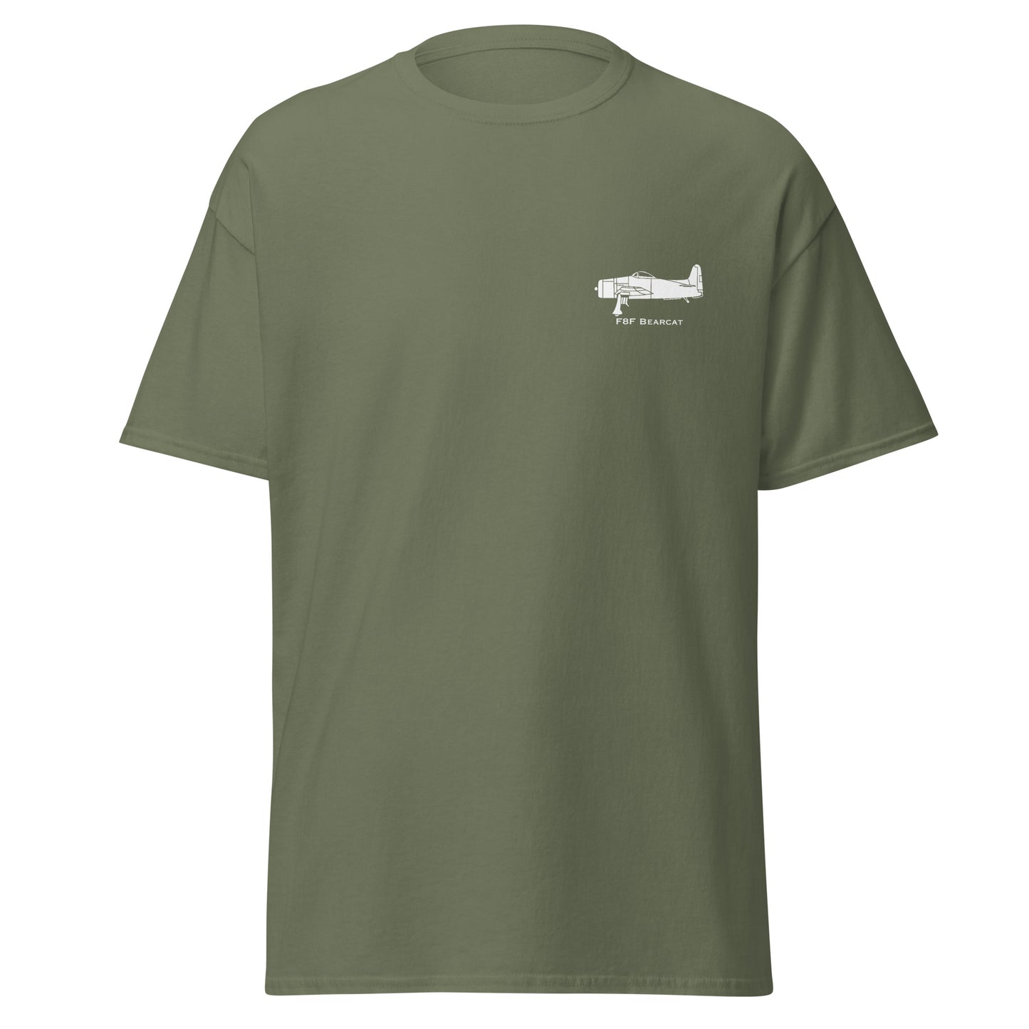 Grumman F8F Bearcat Custom Aircraft Design Organic Cotton T-Shirt (Unisex)