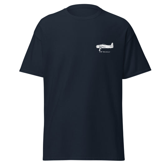 Grumman F8F Bearcat Custom Aircraft Design Organic Cotton T-Shirt (Unisex)