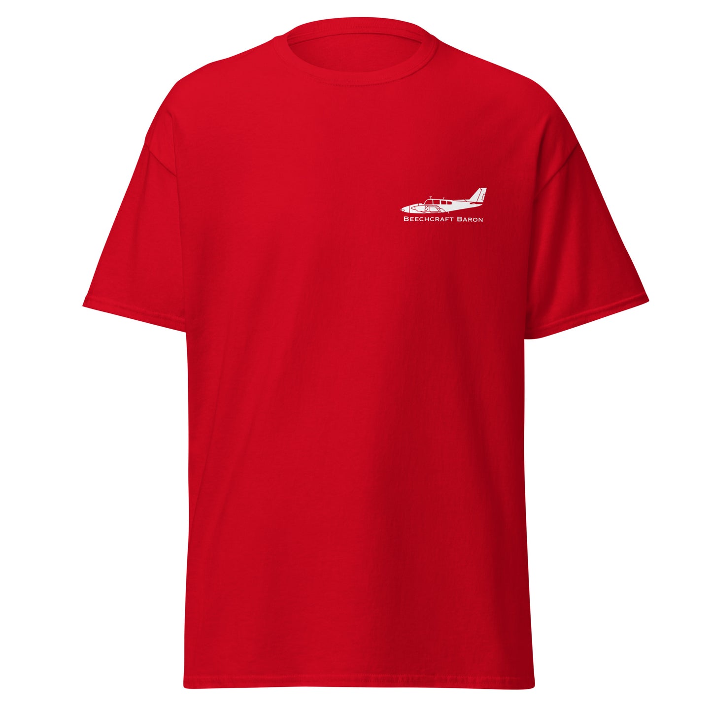 Beechcraft Baron BE-55 Airplane Unisex T-Shirt