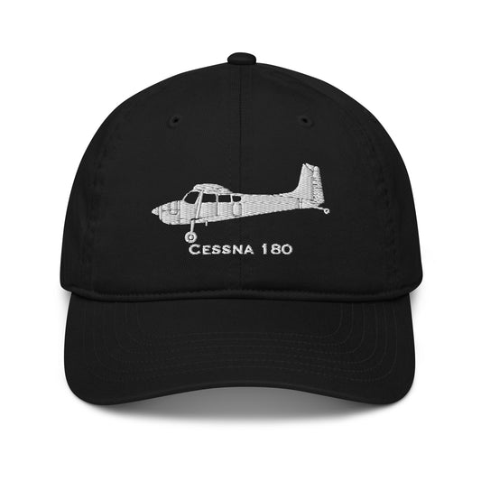 Cessna 180 Embroidered Airplane Hat