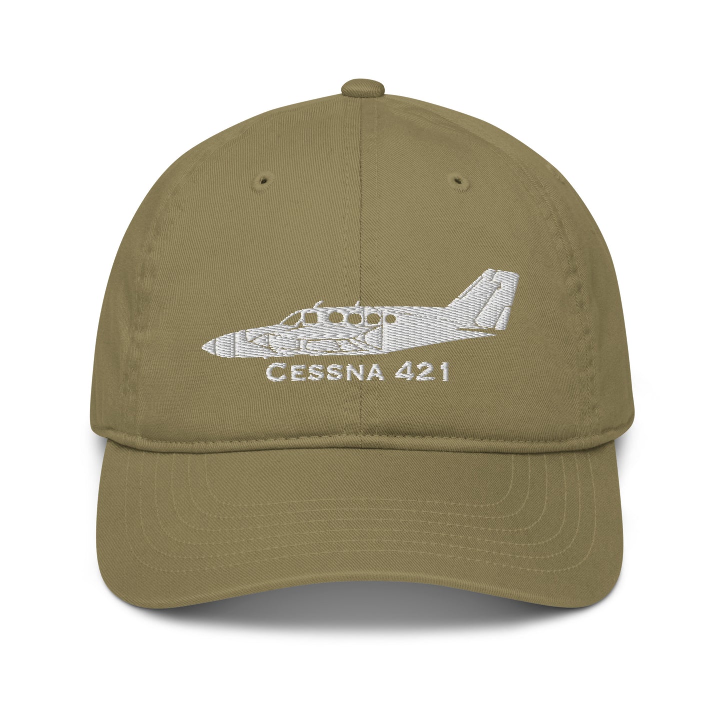 Cessna 421 Embroidered Airplane Hat | Twin Cessna 421