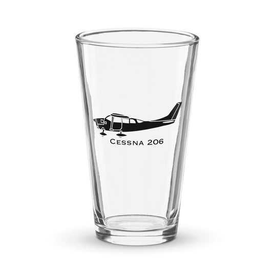 Custom Cessna 206 Pint Glass