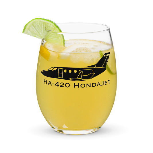 HondaJet HA-420 HDJT Stemless Wine Glass, Tumbler