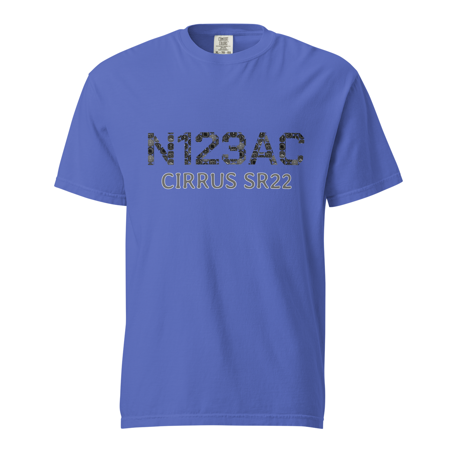 Custom Airplane Collage Tail Number T-Shirt