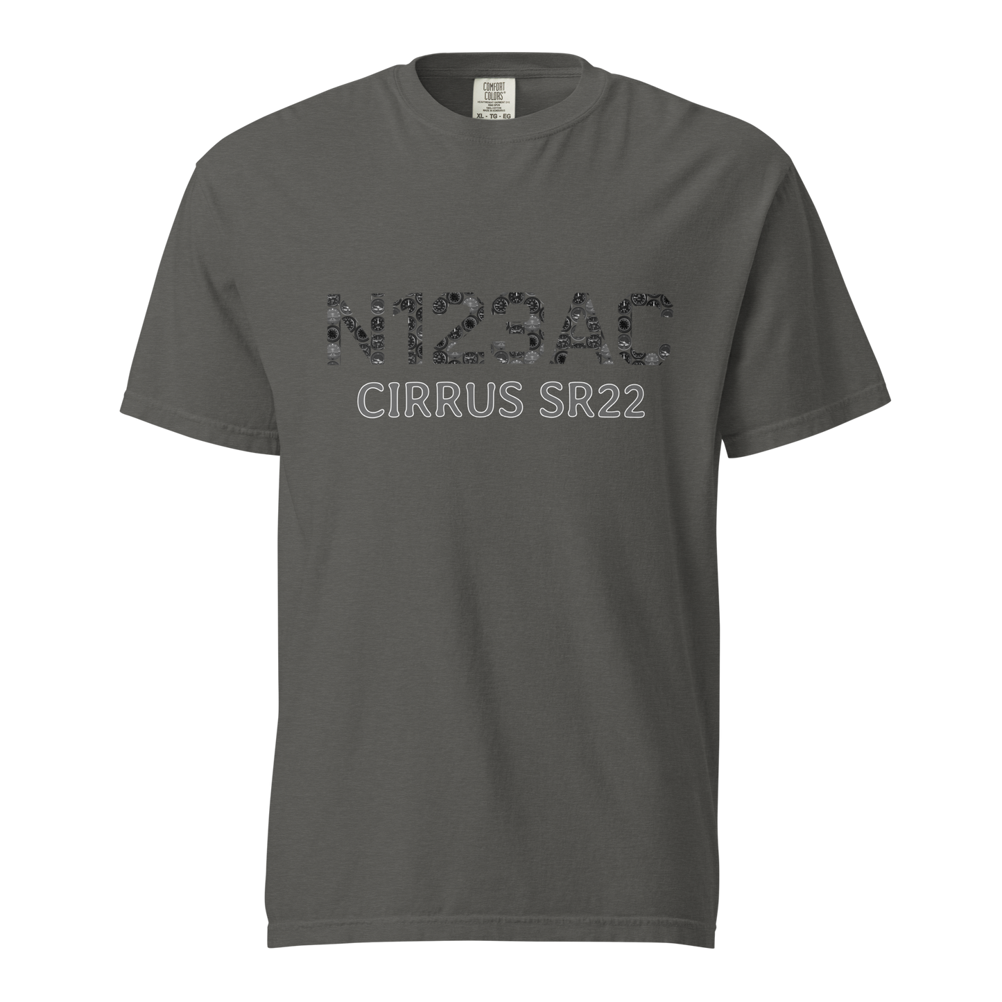 Custom Airplane Collage Tail Number T-Shirt