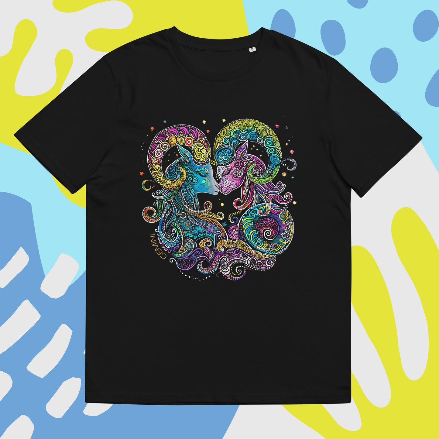 Gemini Psychedelic Zodiac Sign T-Shirt | Exclusive Design