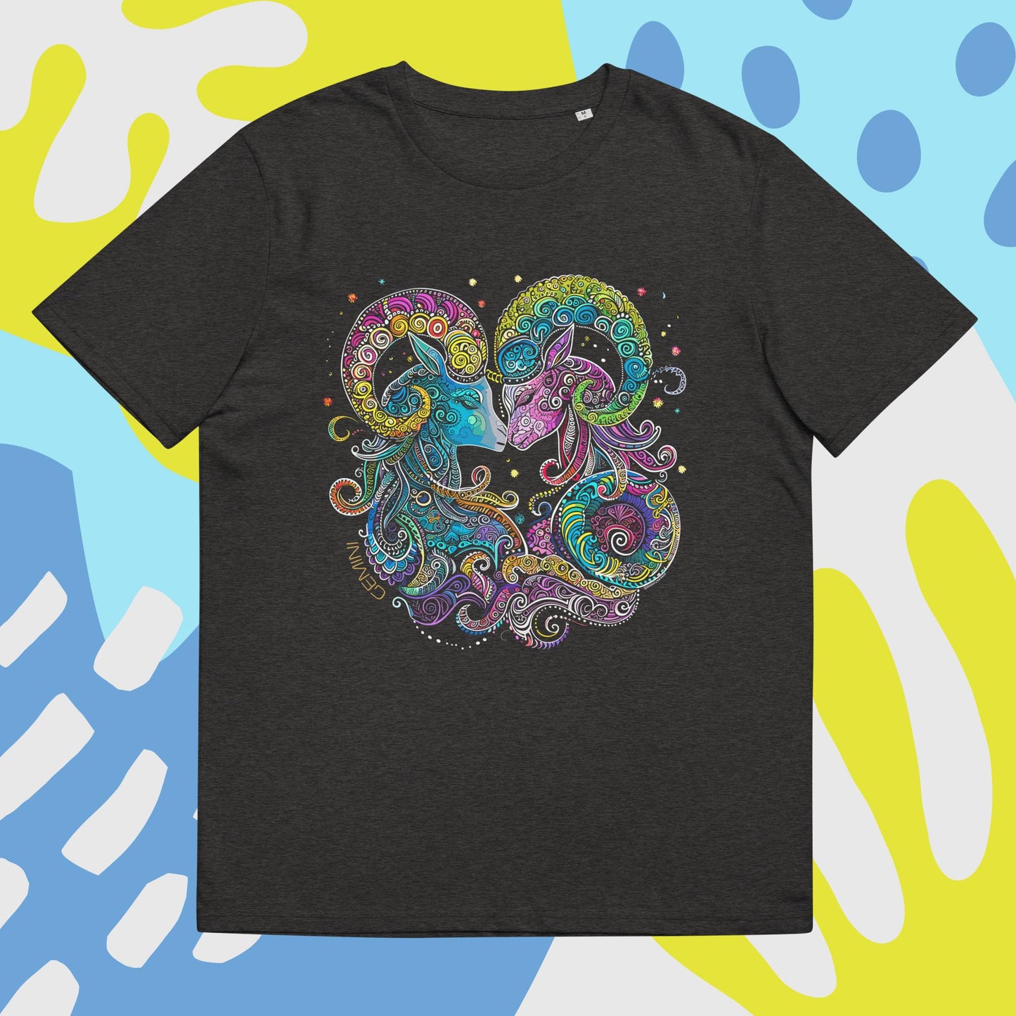Gemini Psychedelic Zodiac Sign T-Shirt | Exclusive Design