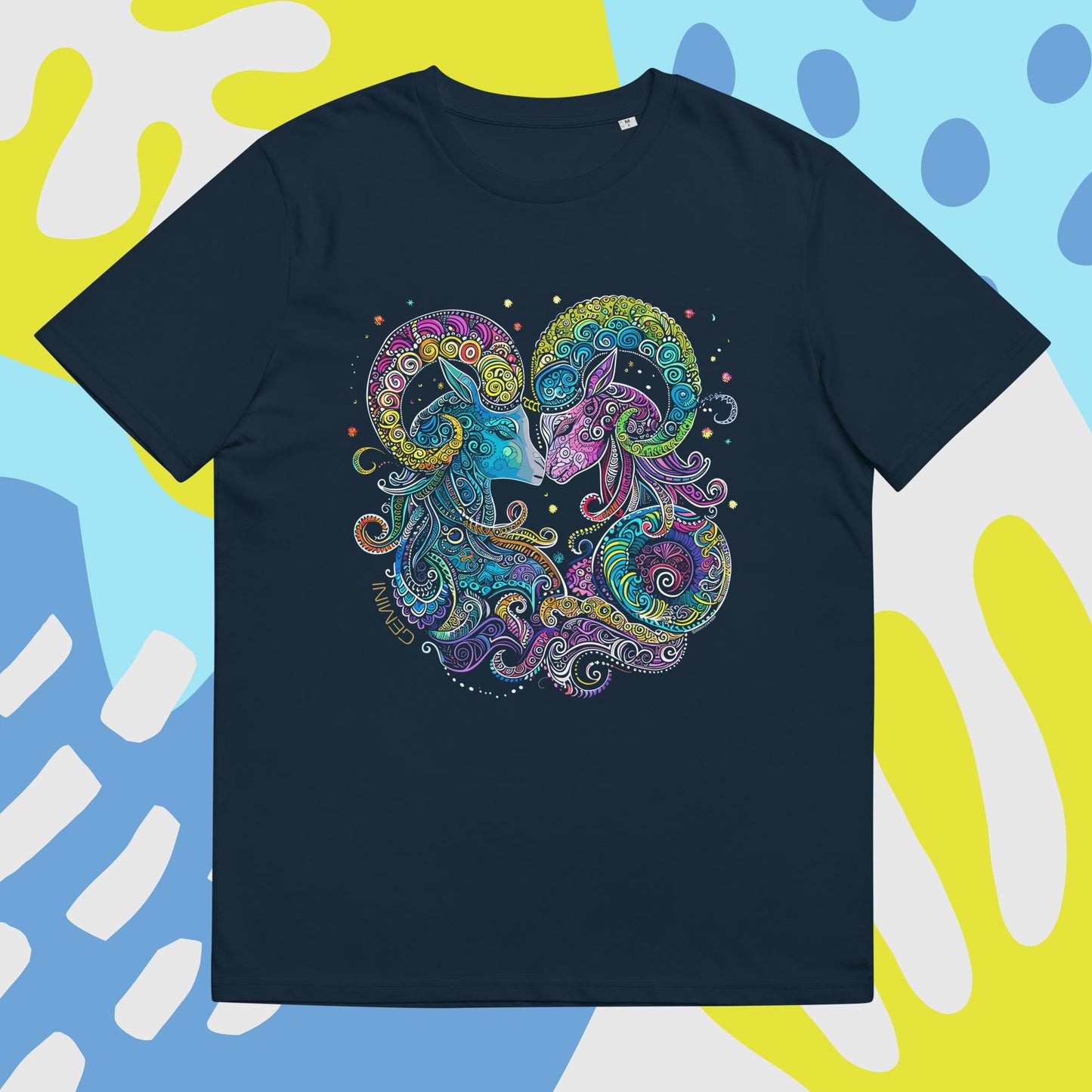 Gemini Psychedelic Zodiac Sign T-Shirt | Exclusive Design