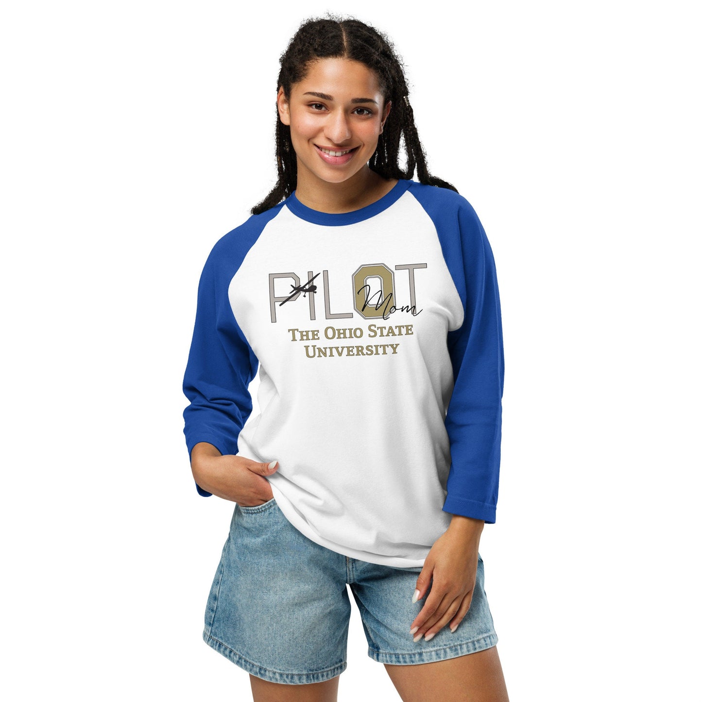 OSU Pilot Mom 3/4 sleeve shirt | Ohio State University