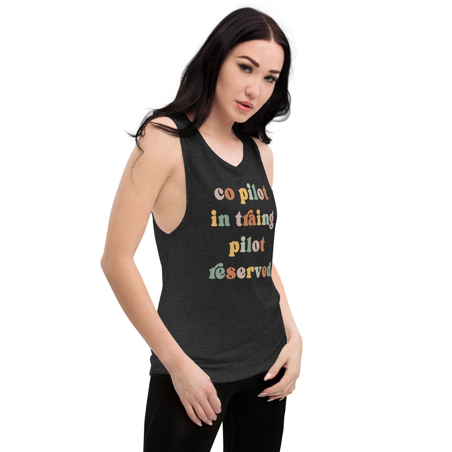 Co-Pilot Girlfriend T-Shirt | Co-pilot in Training - Pilot Reserved!