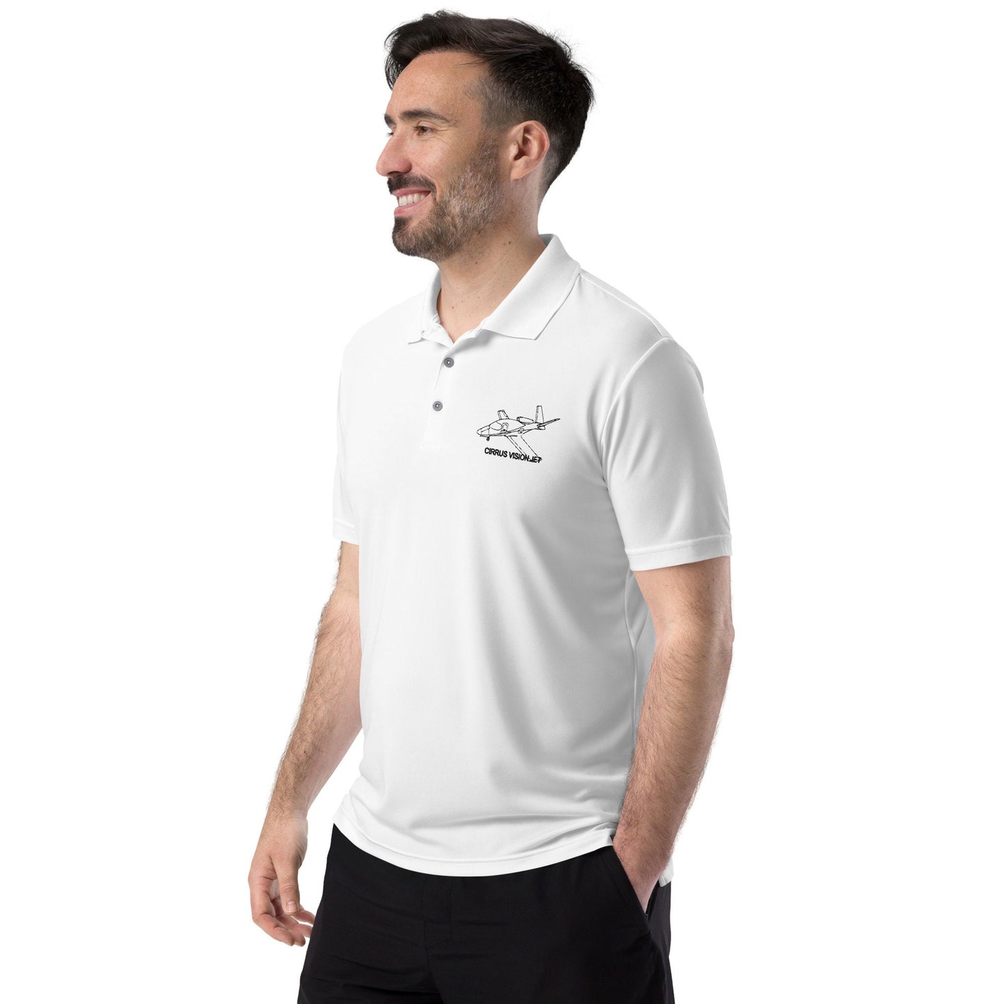 Cirrus Vision Jet (SJ50) Men's Premium Embroidered Polo