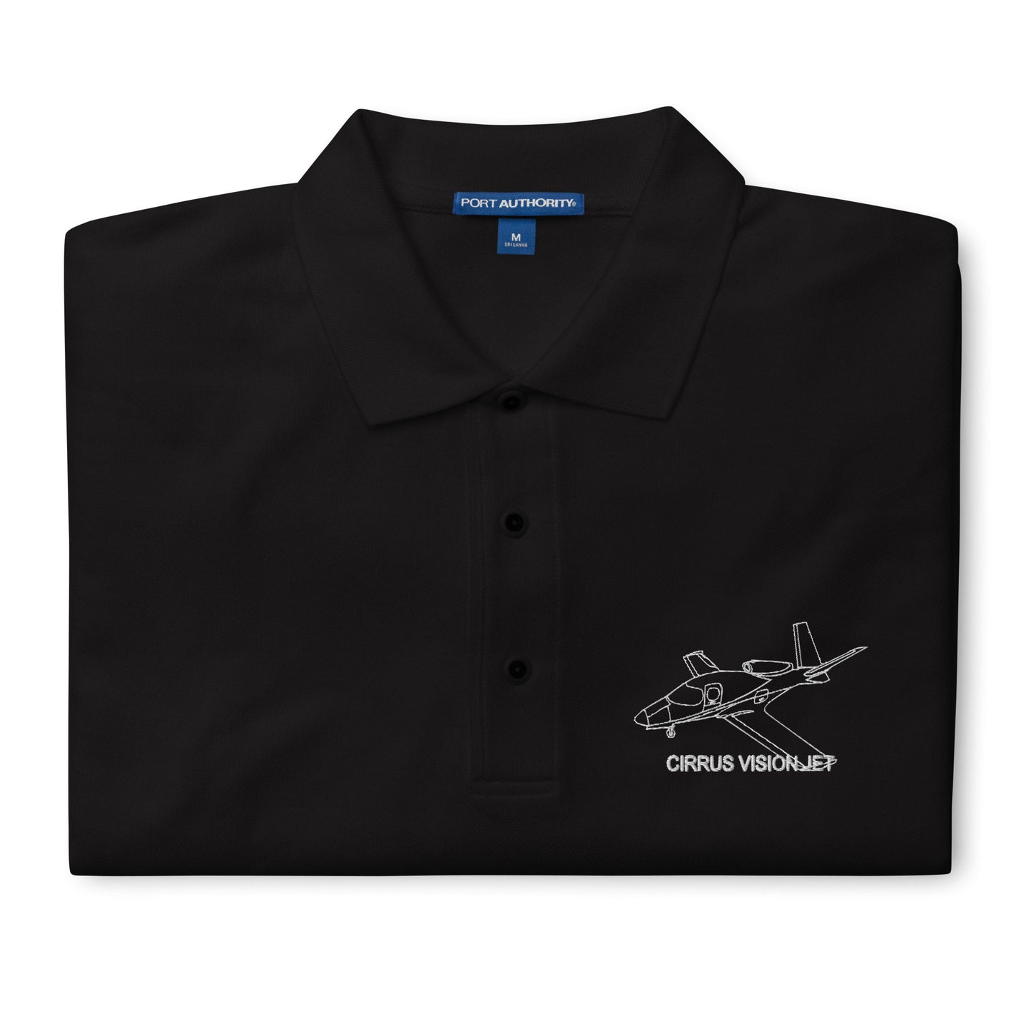 Cirrus Vision Jet (SJ50) Men's Premium Embroidered Polo