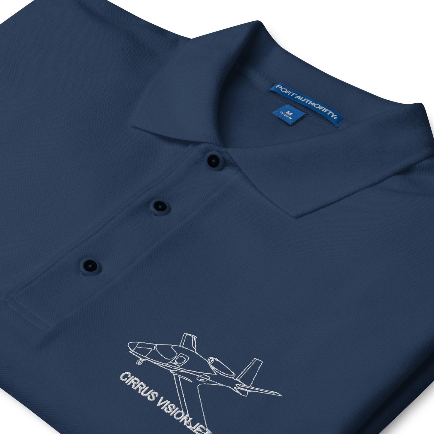 Cirrus Vision Jet (SJ50) Men's Premium Embroidered Polo