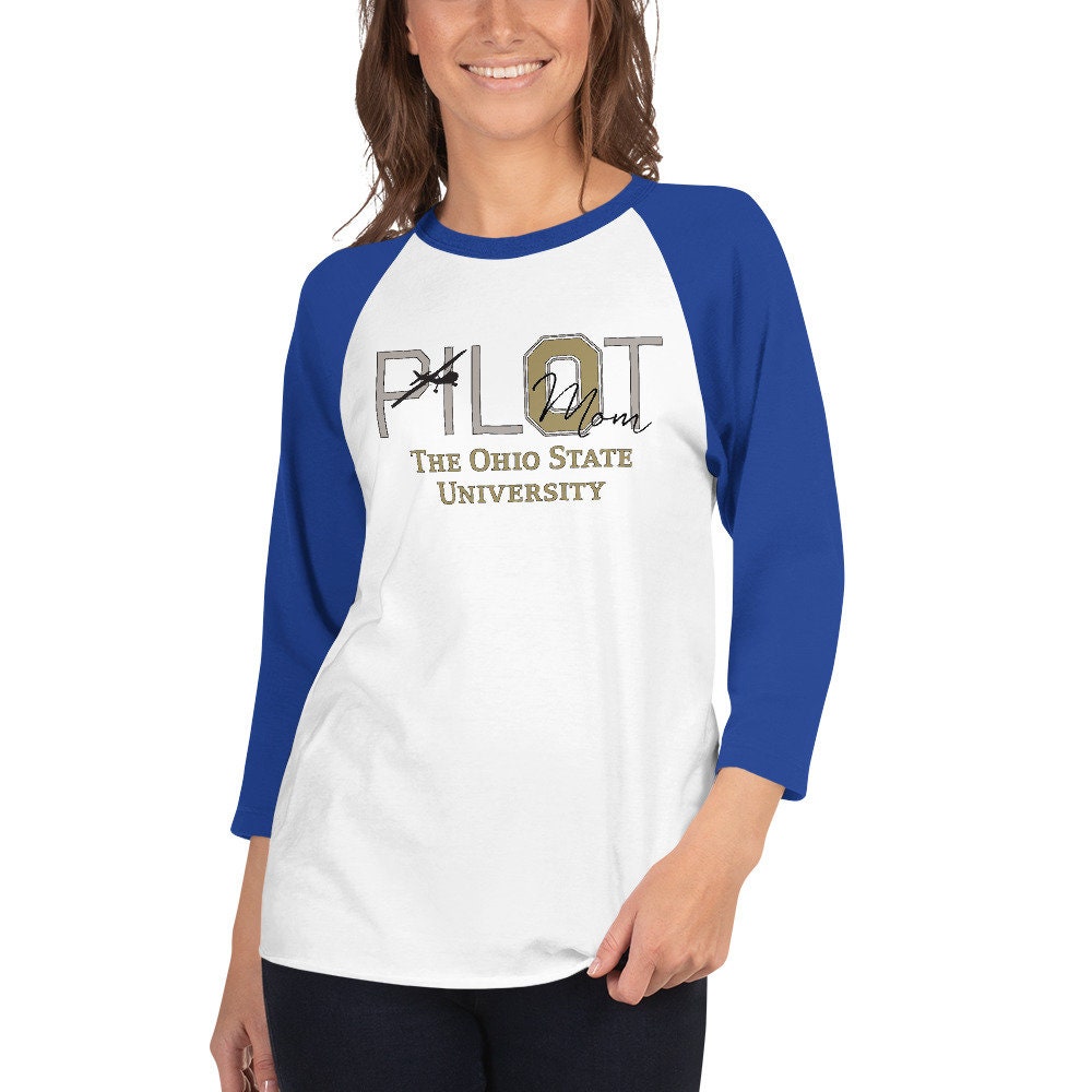 OSU Pilot Mom 3/4 sleeve shirt | Ohio State University