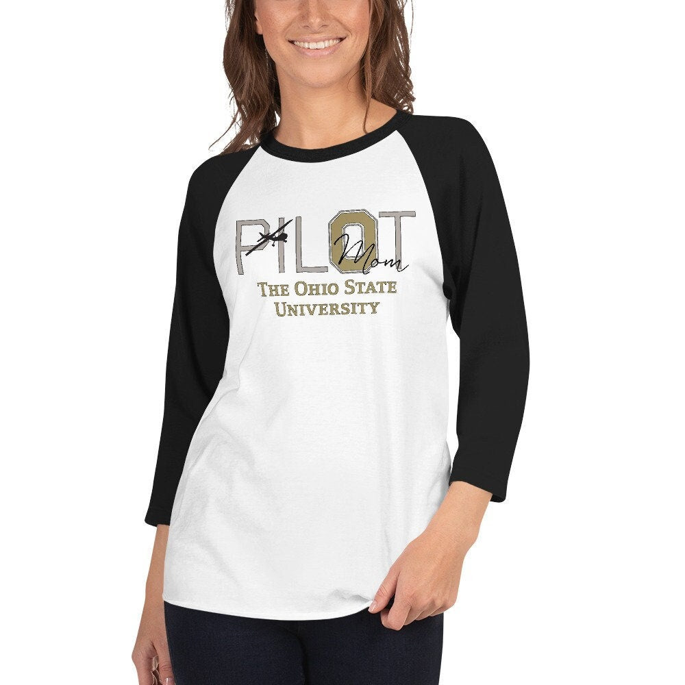 OSU Pilot Mom 3/4 sleeve shirt | Ohio State University