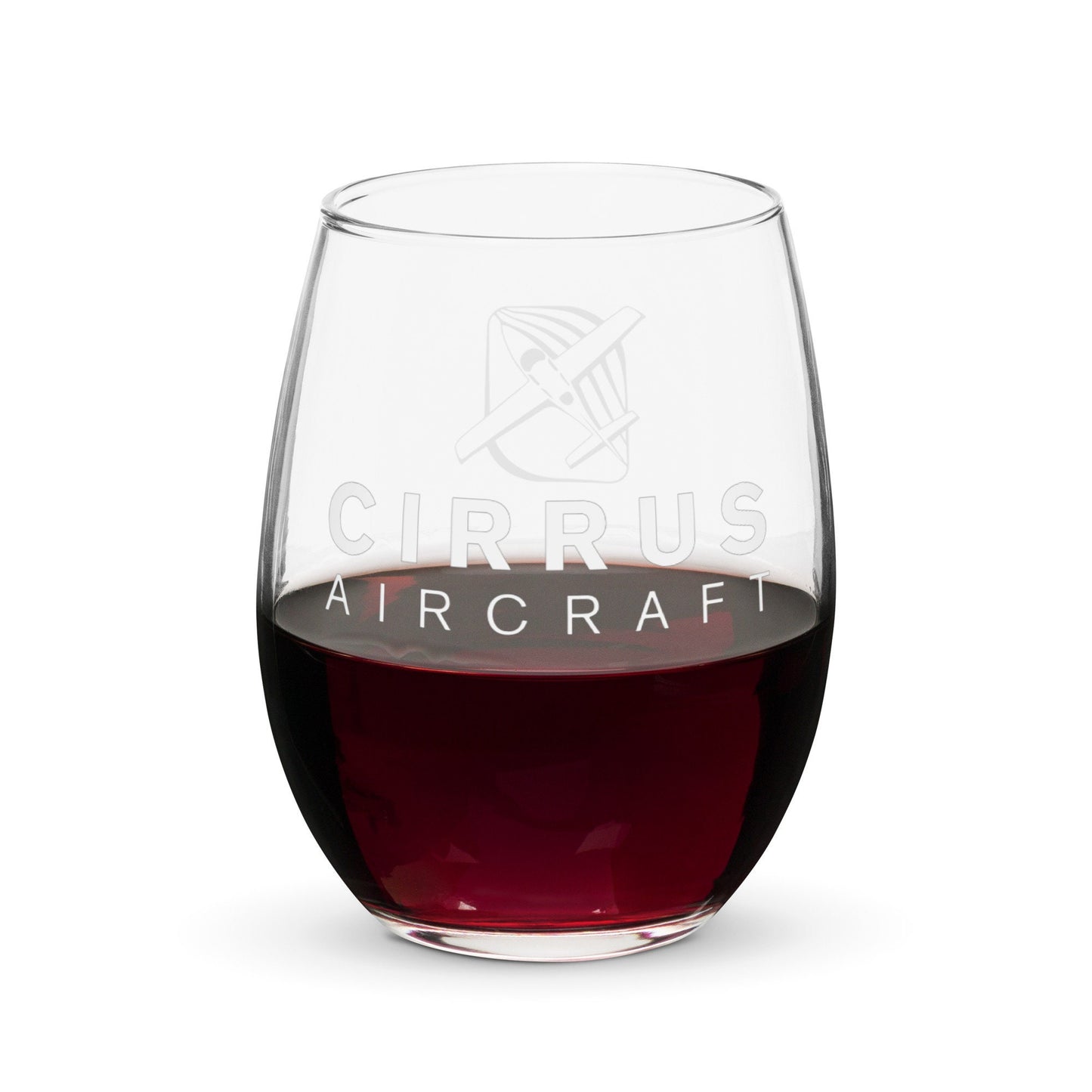 Cirrus Aircraft Stemless Wine Glass