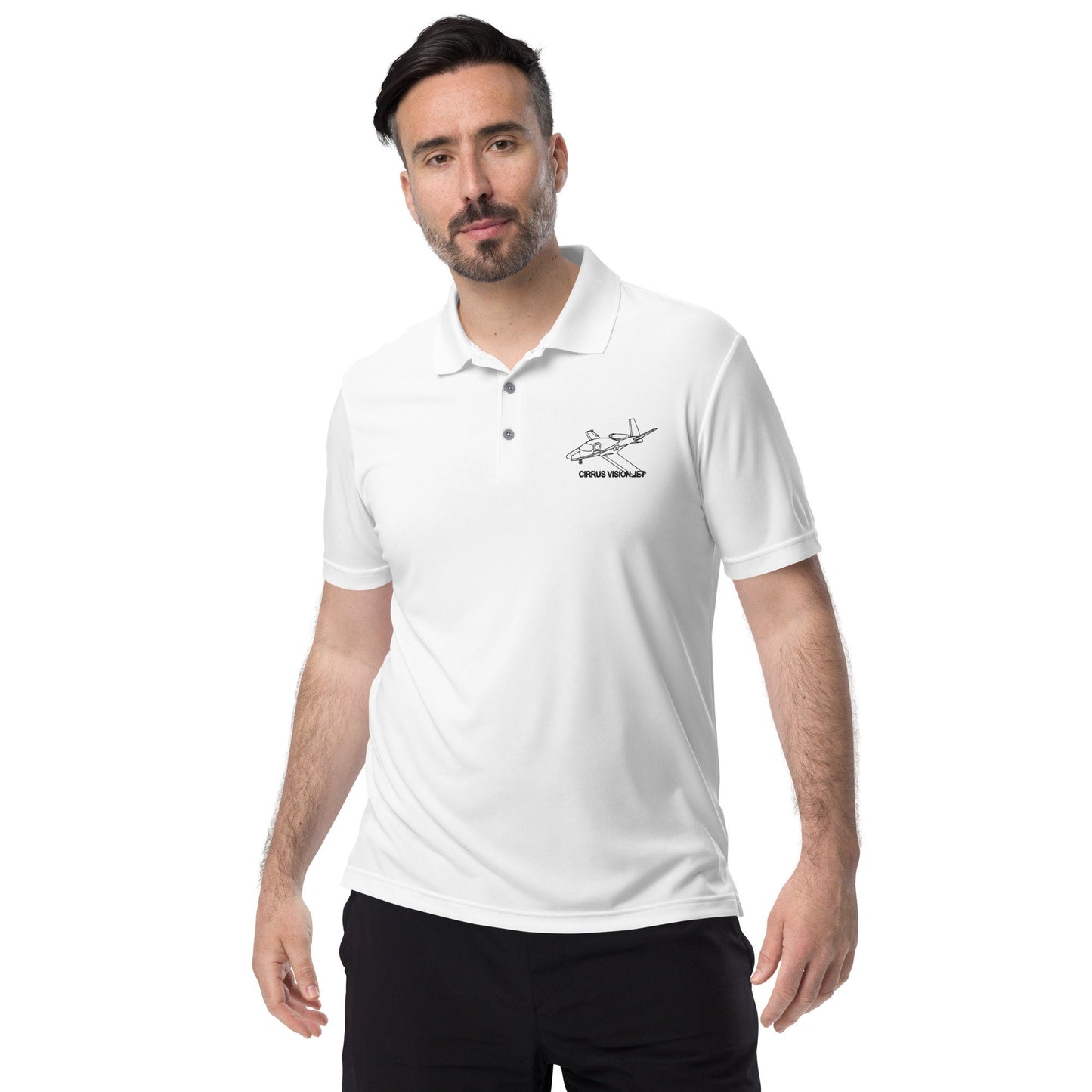 Cirrus Vision Jet (SJ50) Men's Premium Embroidered Polo