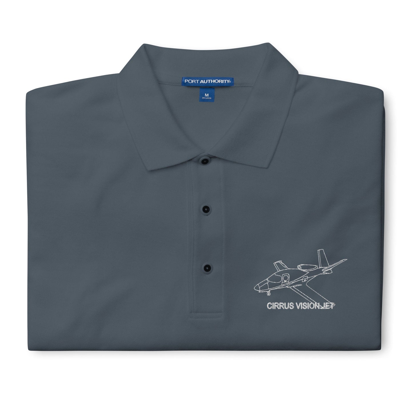 Cirrus Vision Jet (SJ50) Men's Premium Embroidered Polo