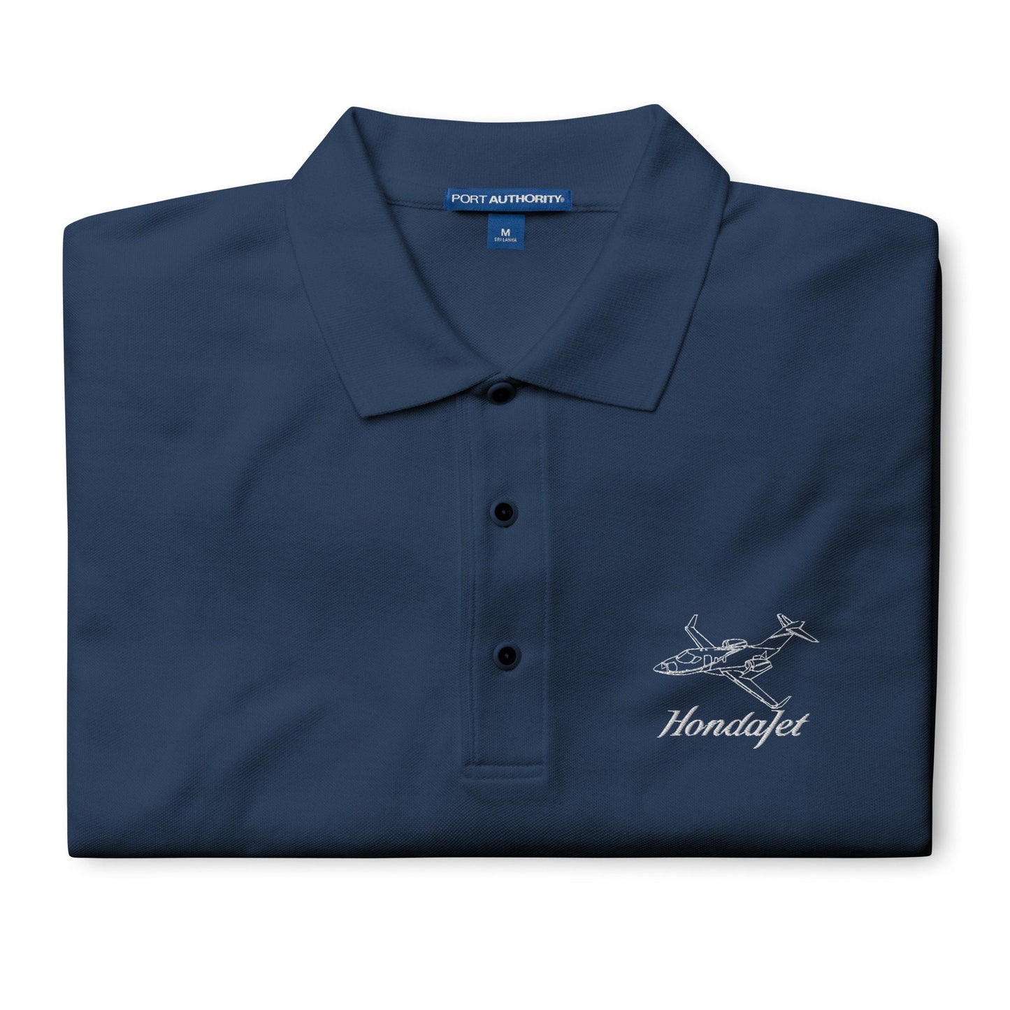 HondaJet Men's Premium Embroidered Polo