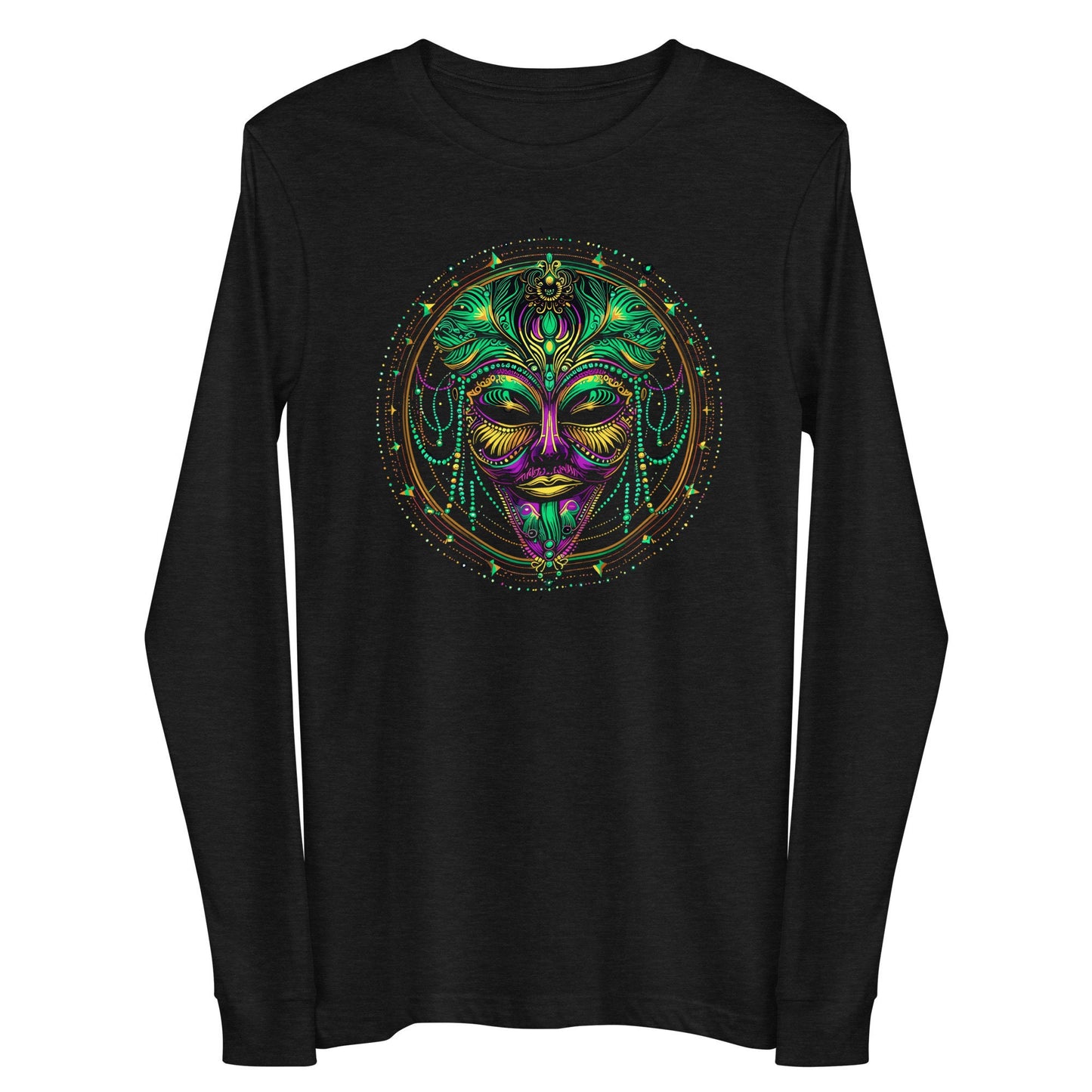 2024 Mens Long Sleve Mardi Gras T-shirt | Laissez les Bons Temps Rouler Tee
