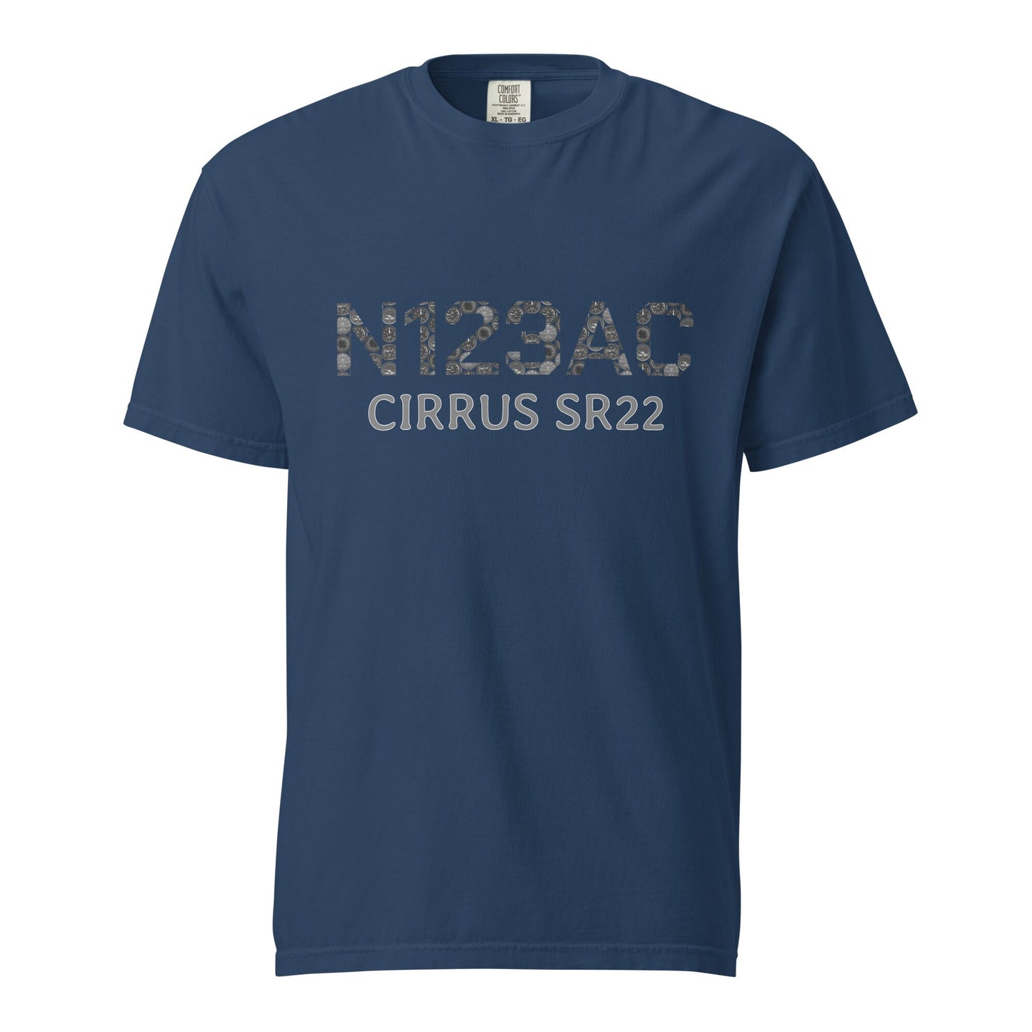Custom Airplane Collage Tail Number T-Shirt