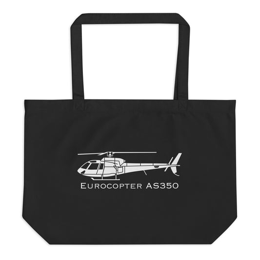 Eurocopter AS-350 Helicopter Organic Tote Bag AS50