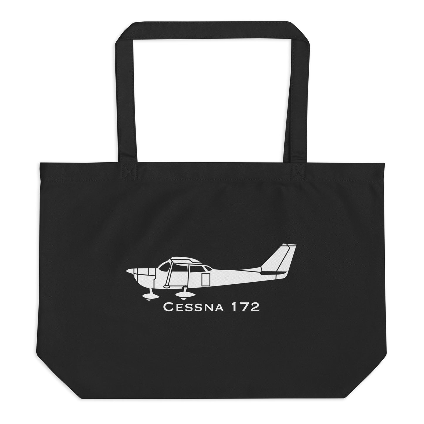 Cessna 172 Airplane Organic Tote Bag C172