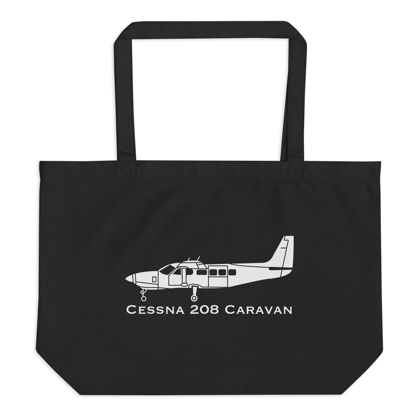 Cessna Caravan Airplane Organic Tote Bag | C208