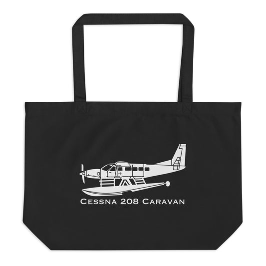 Cessna Caravan Float Plane Organic Tote Bag | C208