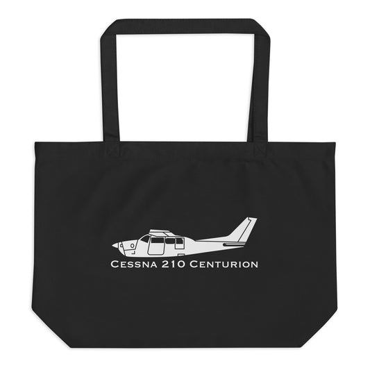 Cessna 210 Airplane Organic Tote Bag | C210