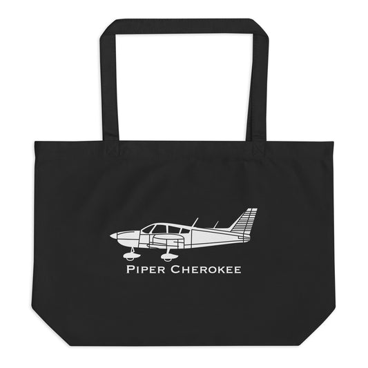 Piper Cherokee P28A Organic Tote Bag | Airplane Gear Bag | P28A Backpack