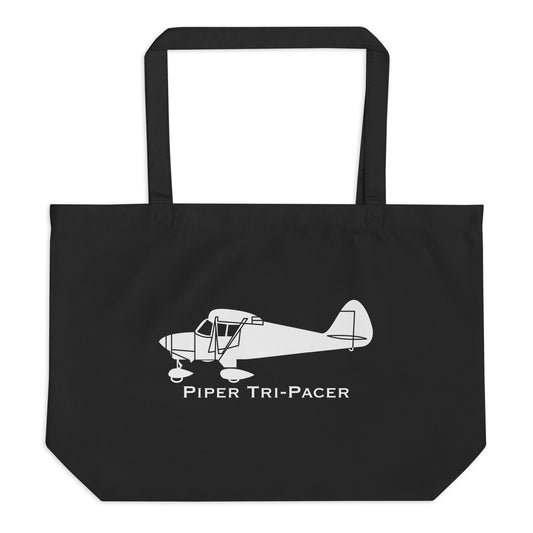 Piper Tri-Pacer PA-22 Organic Tote Bag | Airplane Gear Bag | PA22 Backpack