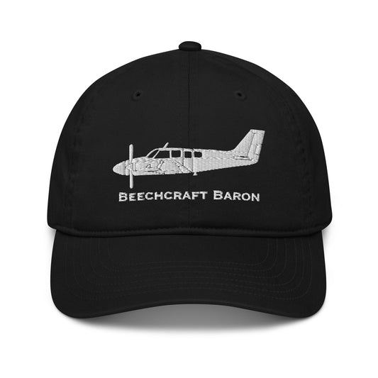 Beechcraft Baron BE-58 Embroidered Airplane Hat