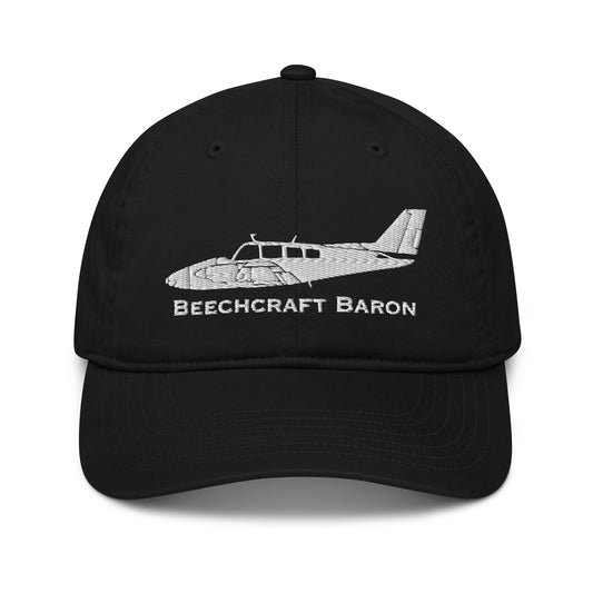 Beechcraft Baron BE-55 Embroidered Airplane Hat