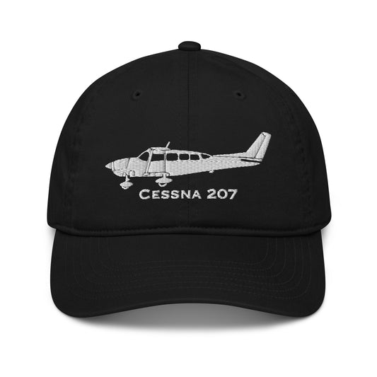 Cessna 207 Embroidered Airplane Hat