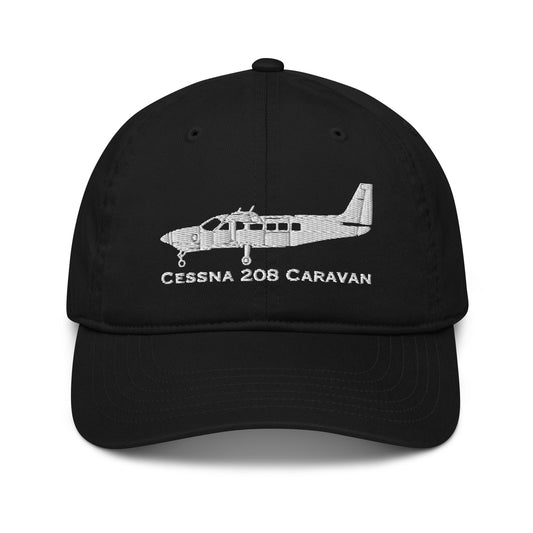 Cessna 208 Caravan Embroidered Airplane Hat