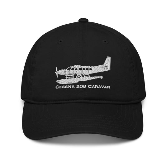 Cessna 208 Caravan Float Plane Embroidered Airplane Hat