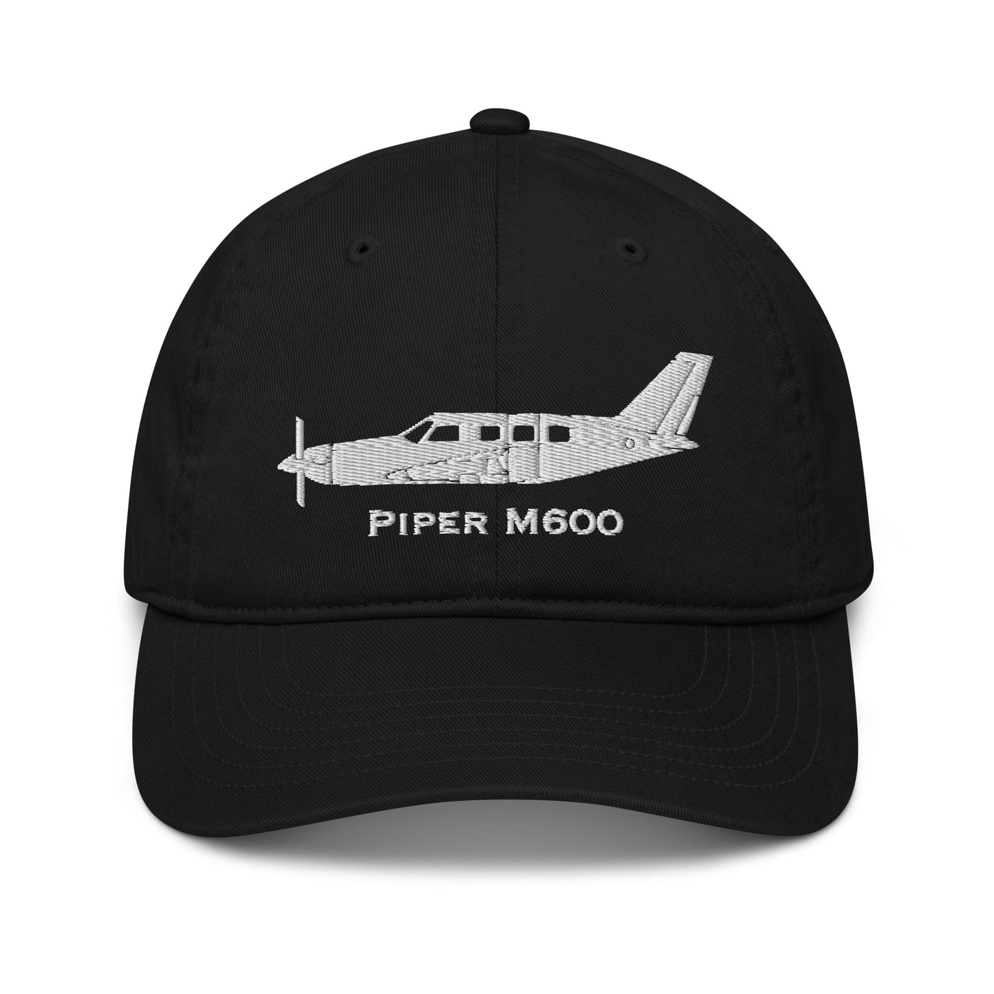 Piper M600 Embroidered Airplane Hat | Personalized Pilot Cap | Piper M600 Ball Cap