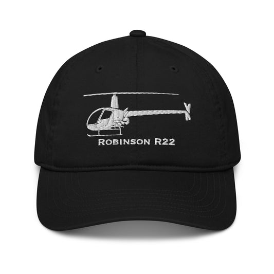 Robinson R22 Embroidered Helicopter Hat