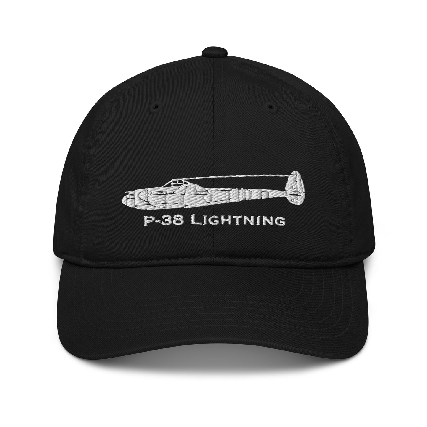 Lockheed P-38 Lightning Custom Embroidered Airplane Hat