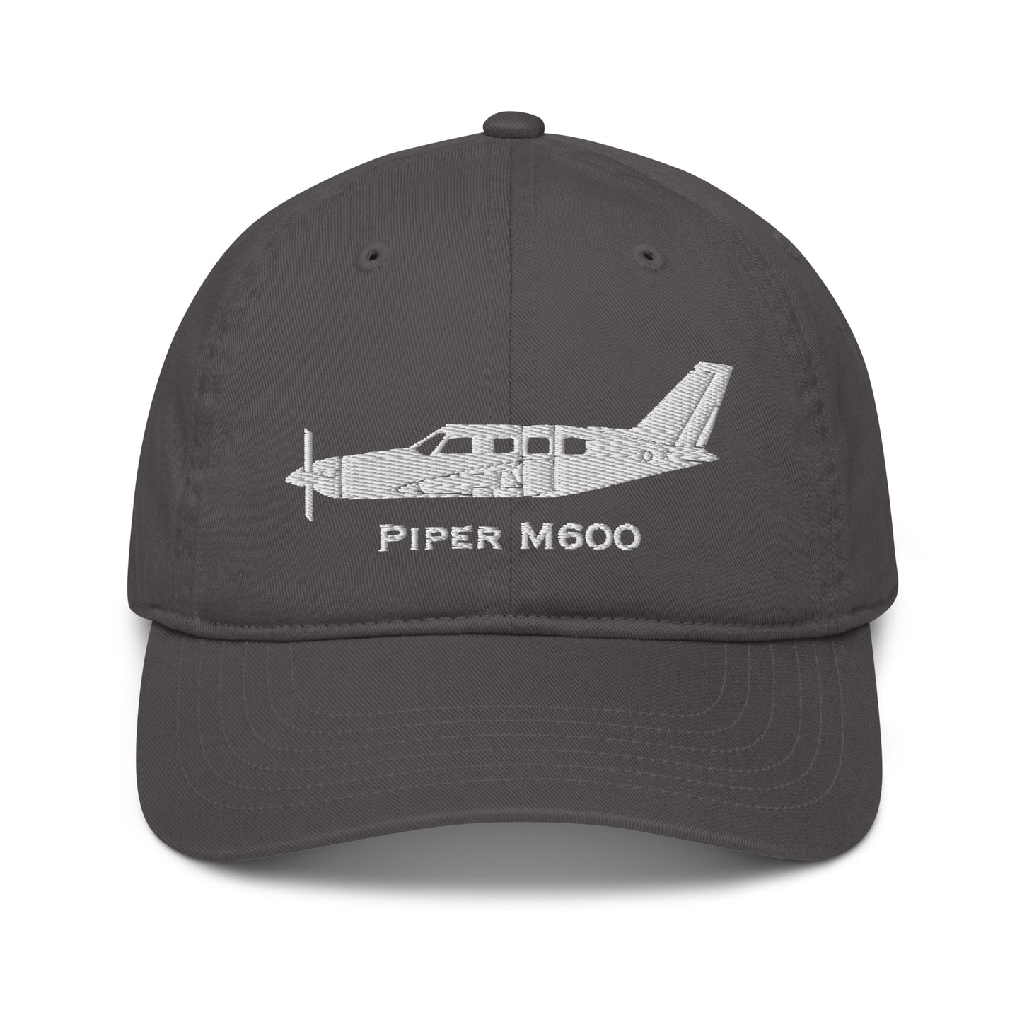 Piper M600 Embroidered Airplane Hat | Personalized Pilot Cap | Piper M600 Ball Cap