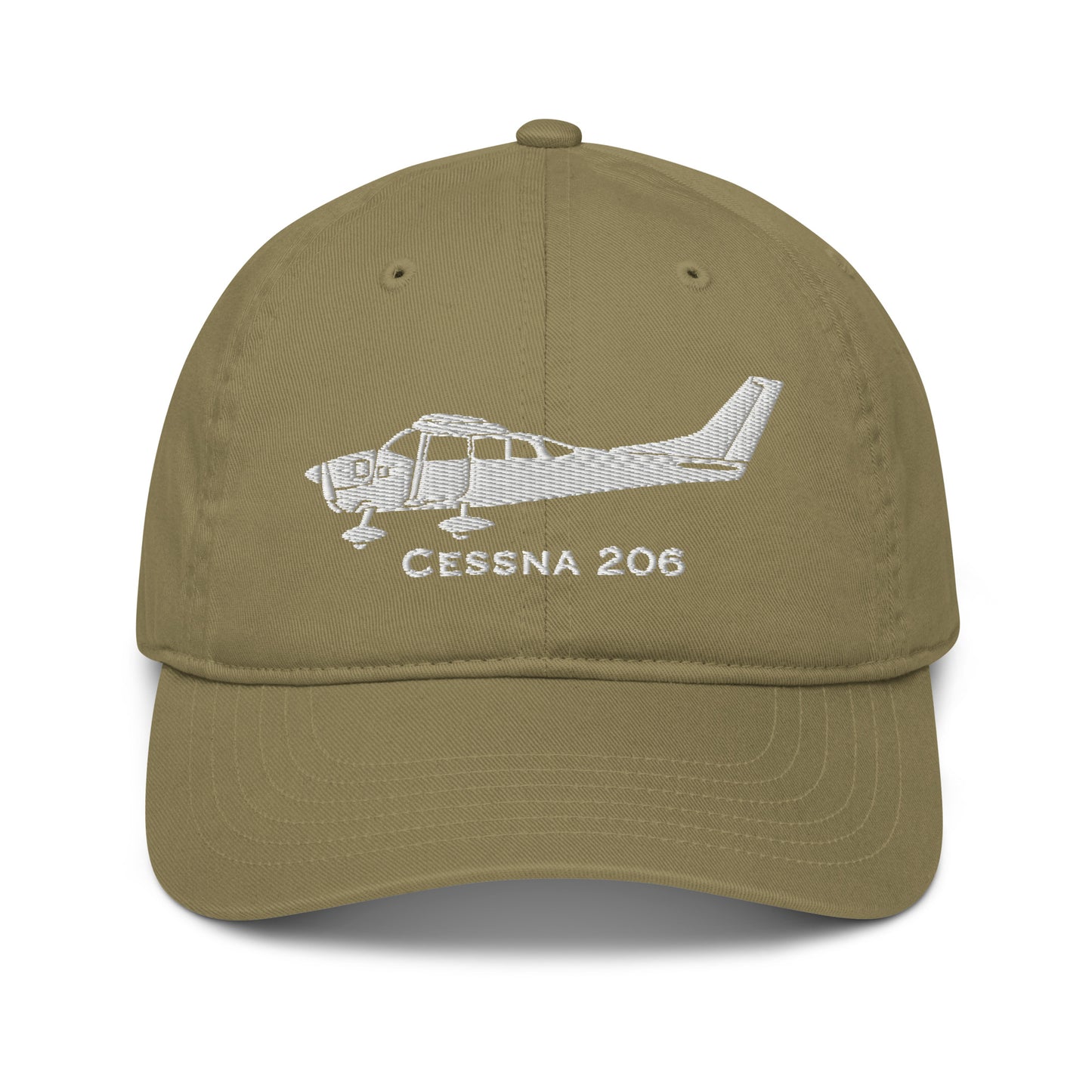 Cessna 206 Embroidered Airplane Hat