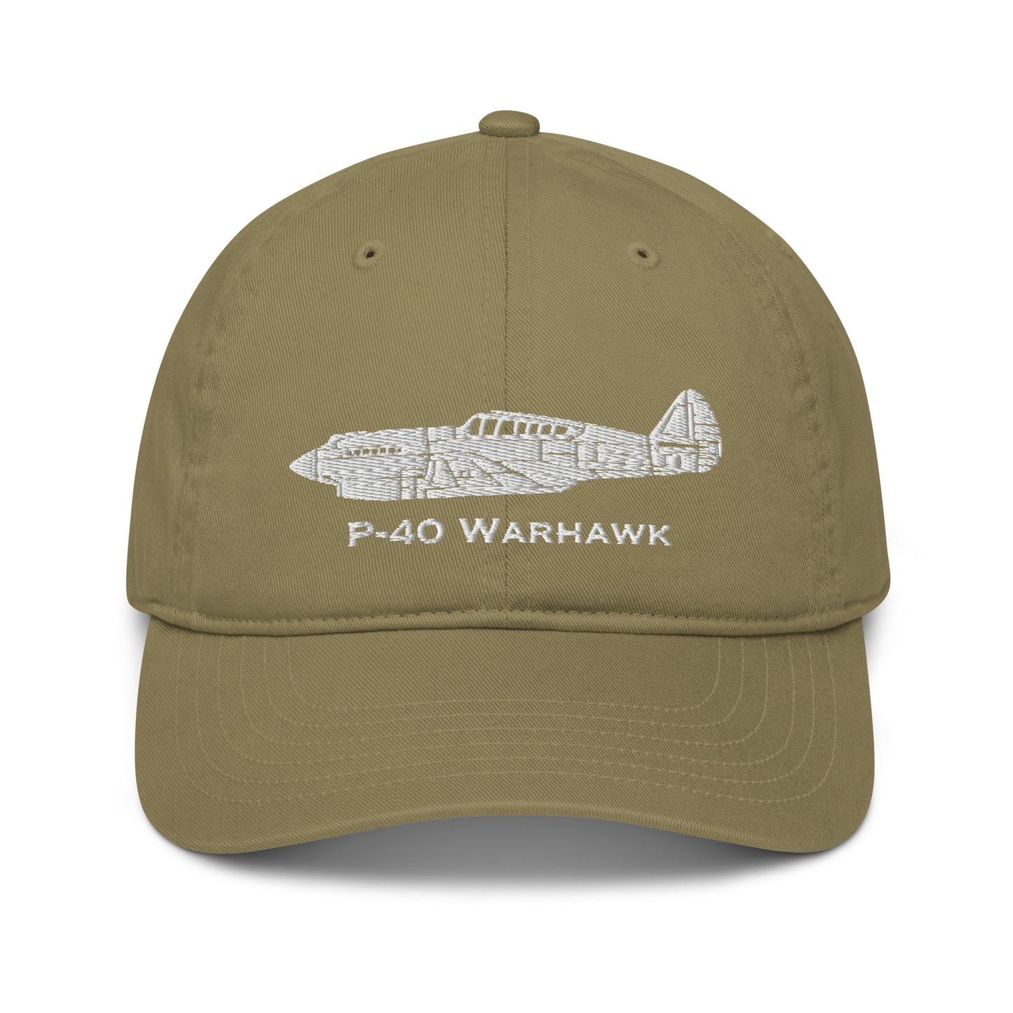 Curtiss P-40 Warhawk Custom Embroidered Airplane Hat