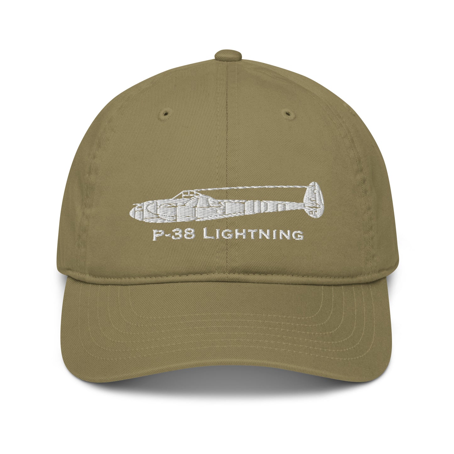 Lockheed P-38 Lightning Custom Embroidered Airplane Hat