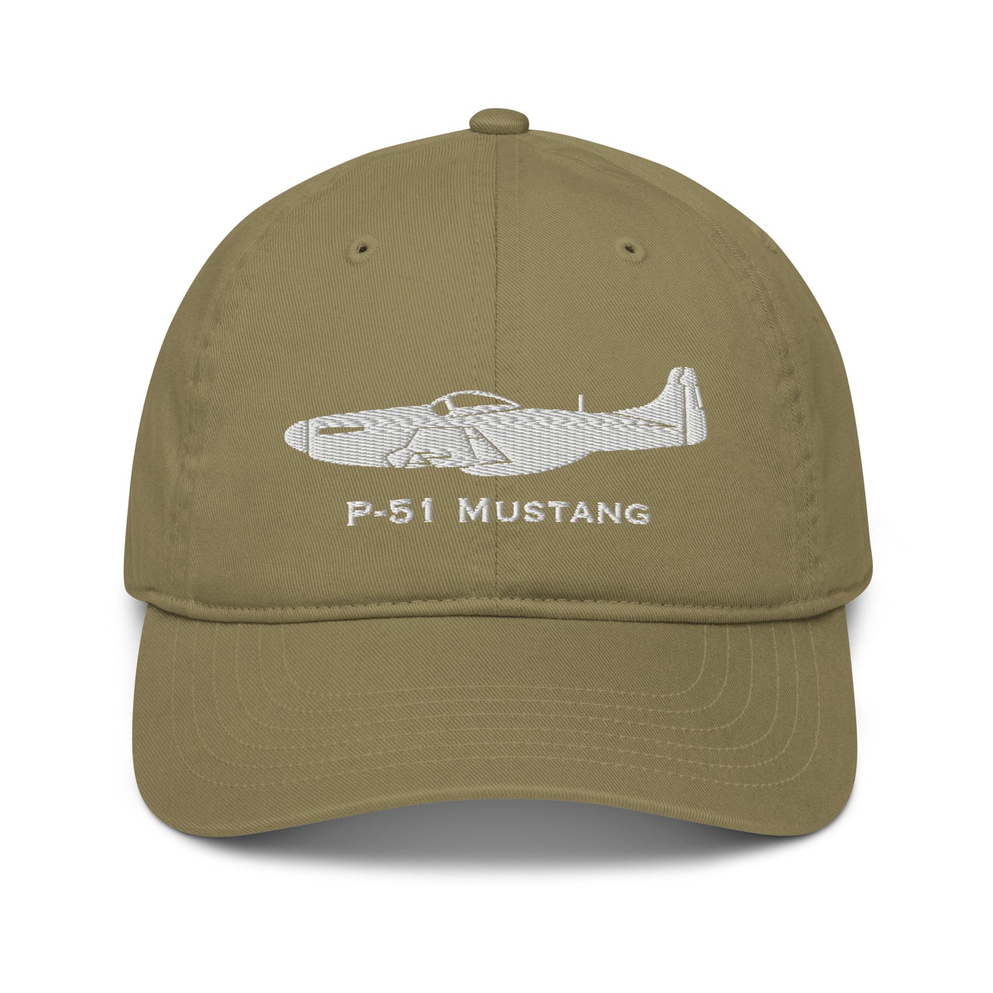 North American P-51 Mustang Custom Embroidered Airplane Hat