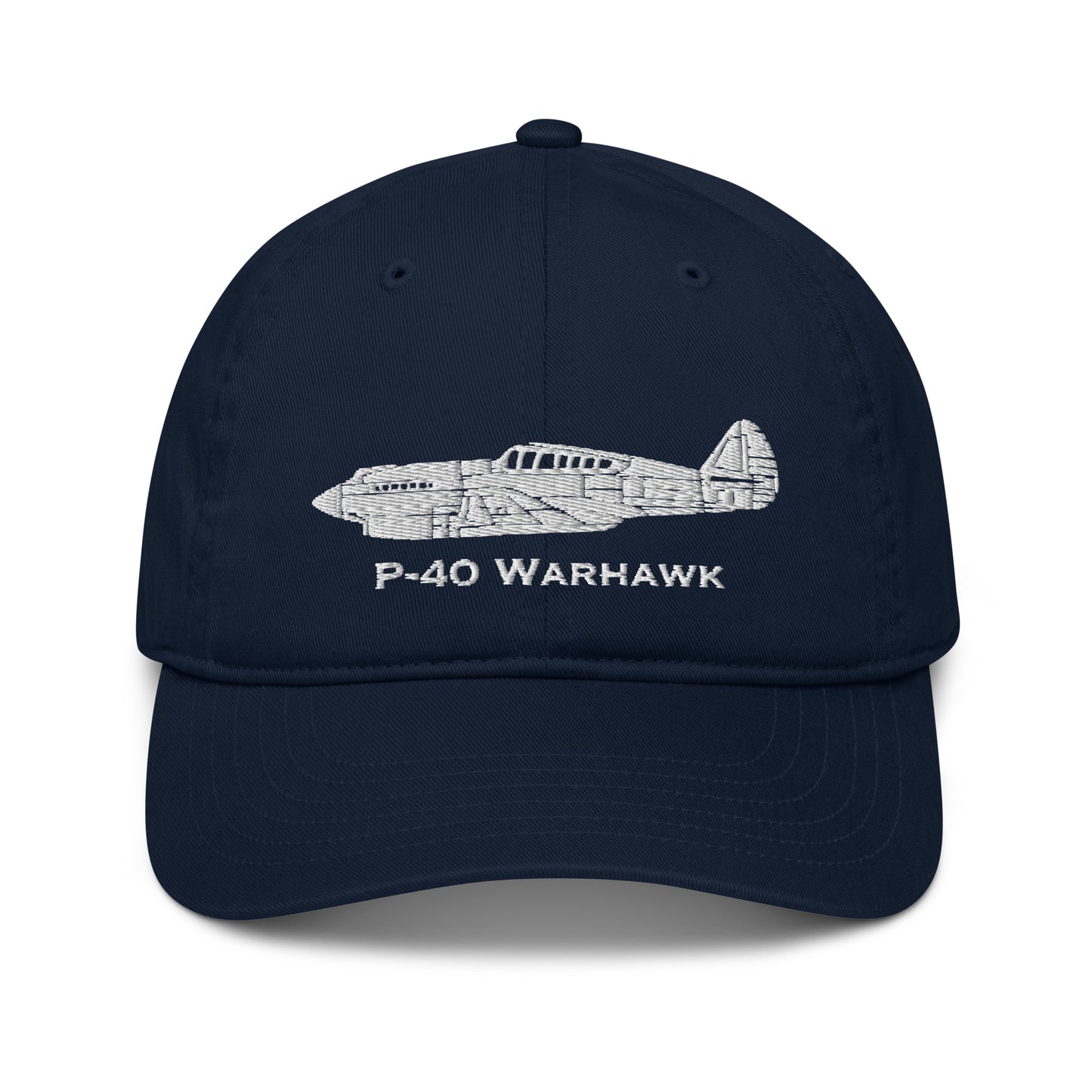 Curtiss P-40 Warhawk Custom Embroidered Airplane Hat