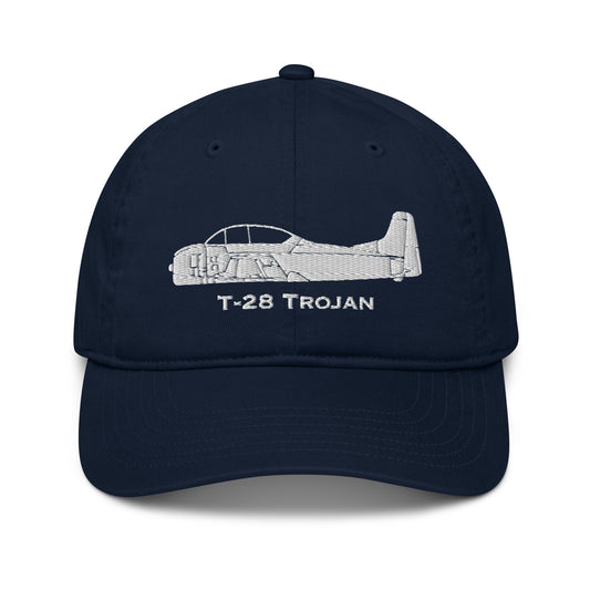 North American T-28 Trojan Custom Embroidered Airplane Hat