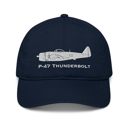 Republic P-47 Thunderbolt Custom Embroidered Airplane Hat